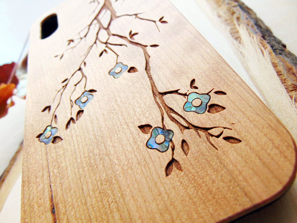 iPhone 16, 15, 14, 13, 12, Pro Max case, personalized gift Flowers design abalone shell inlay phone case Samsung Galaxy S24, S23, S22 ultra