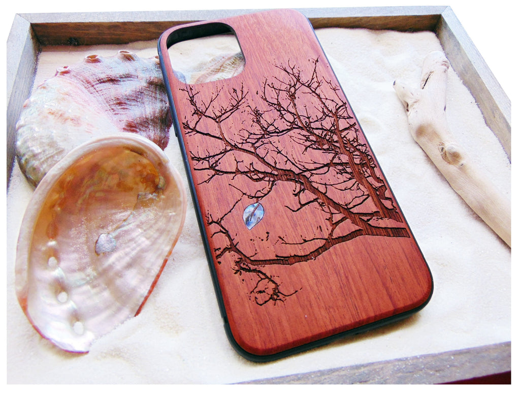 iPhone 16, 15, 14, 13, 12 Pro Max case, Samsung Galaxy S22 ultra, S21, pixel 7 fall design, personalized gift abalone shell inlay phone case