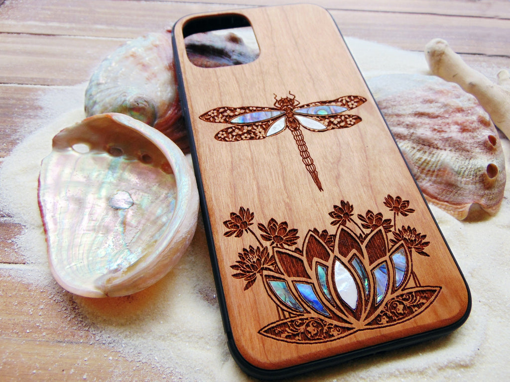 iPhone 16, 15, 14, 13,12 Pro Max case, aesthetic phone case, Samsung Galaxy S24, S23, S22 ultra Dragonfly design, personalized gift