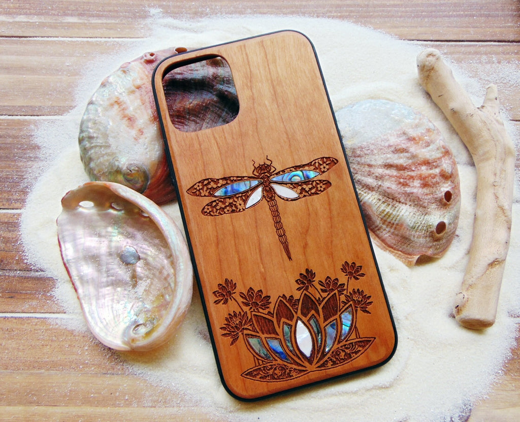 iPhone 16, 15, 14, 13,12 Pro Max case, aesthetic phone case, Samsung Galaxy S24, S23, S22 ultra Dragonfly design, personalized gift