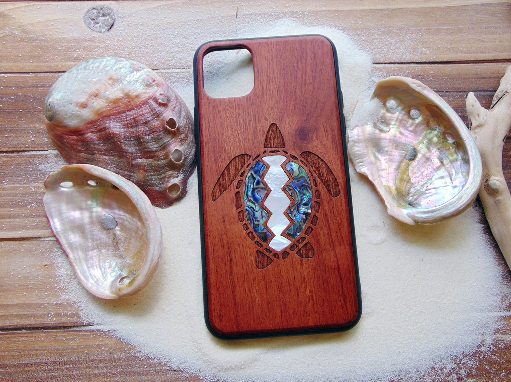 iPhone 16, 15, 13, 12, Pro Max case, Samsung Galaxy S24, S23, S22 ultra, Turtle design, personalized gift abalone shell inlay phone case