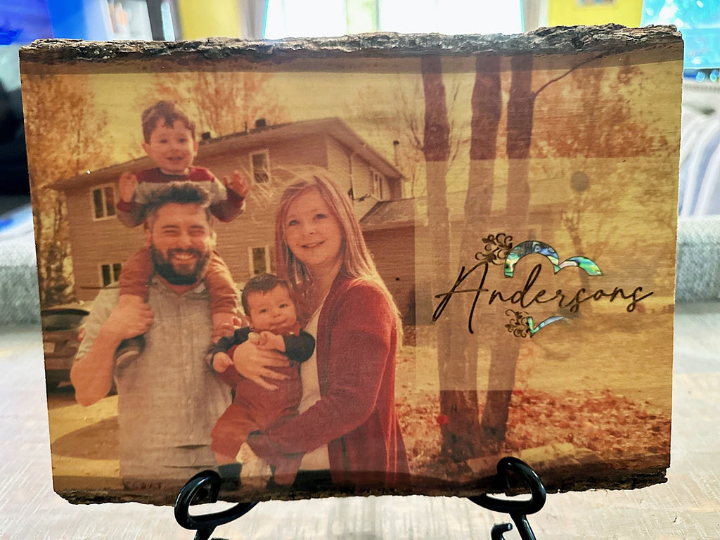 Custom Photo Printed Wooden Plaque - Personalized Home Decor