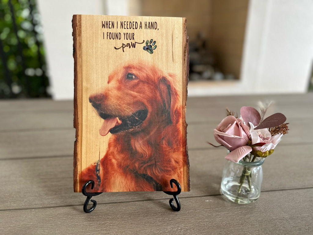Custom Photo Printed Wooden Plaque - Personalized Home Decor