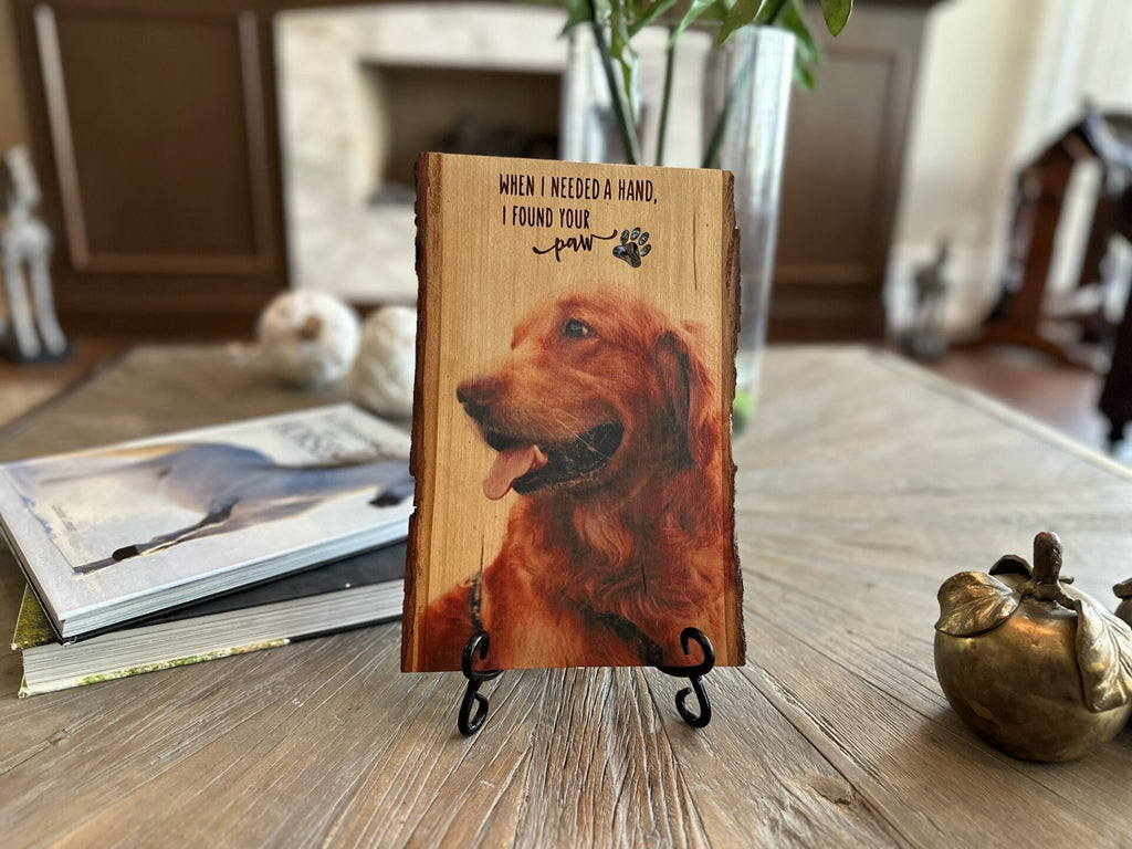 Custom Photo Printed Wooden Plaque - Personalized Home Decor