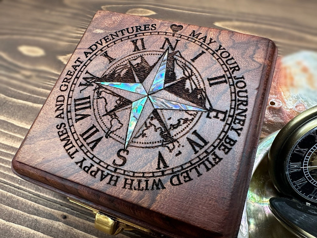 Engraved Pocket Watch – Personalized Graduation Gift for Him, Birthday gift for him