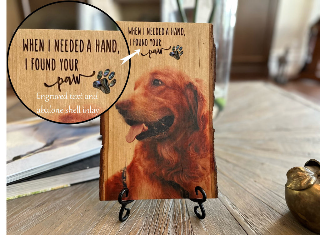 Custom Photo Printed Wooden Plaque - Personalized Home Decor