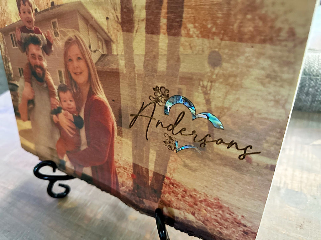 Custom Photo Printed Wooden Plaque - Personalized Home Decor