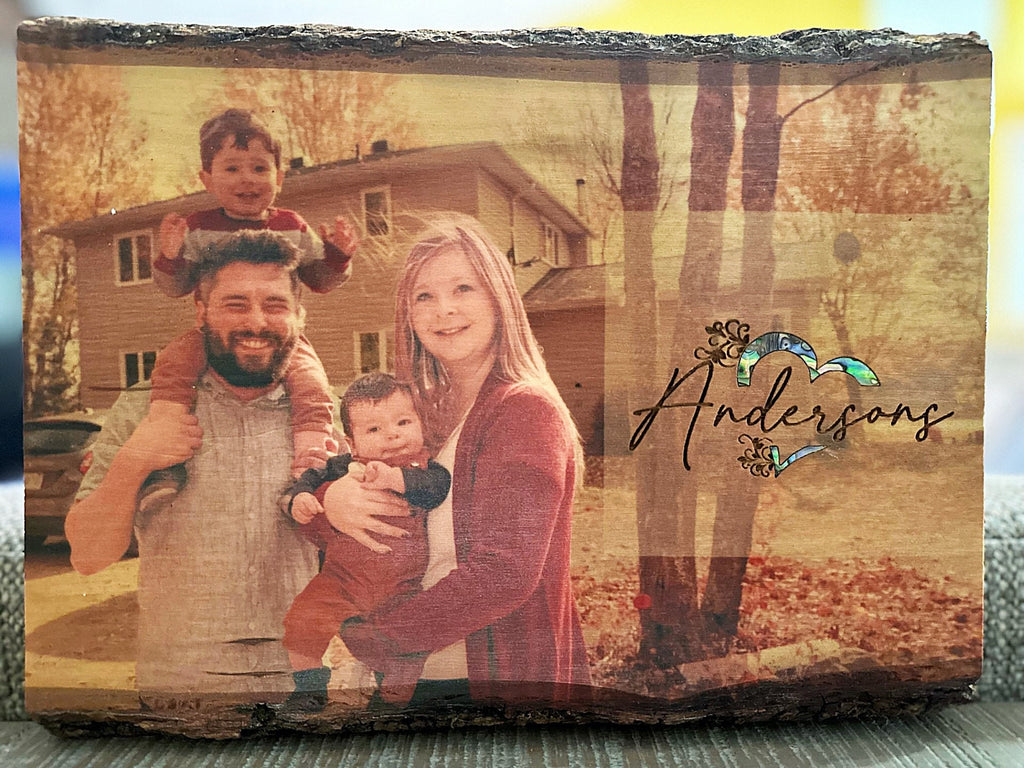 Custom Photo Printed Wooden Plaque - Personalized Home Decor