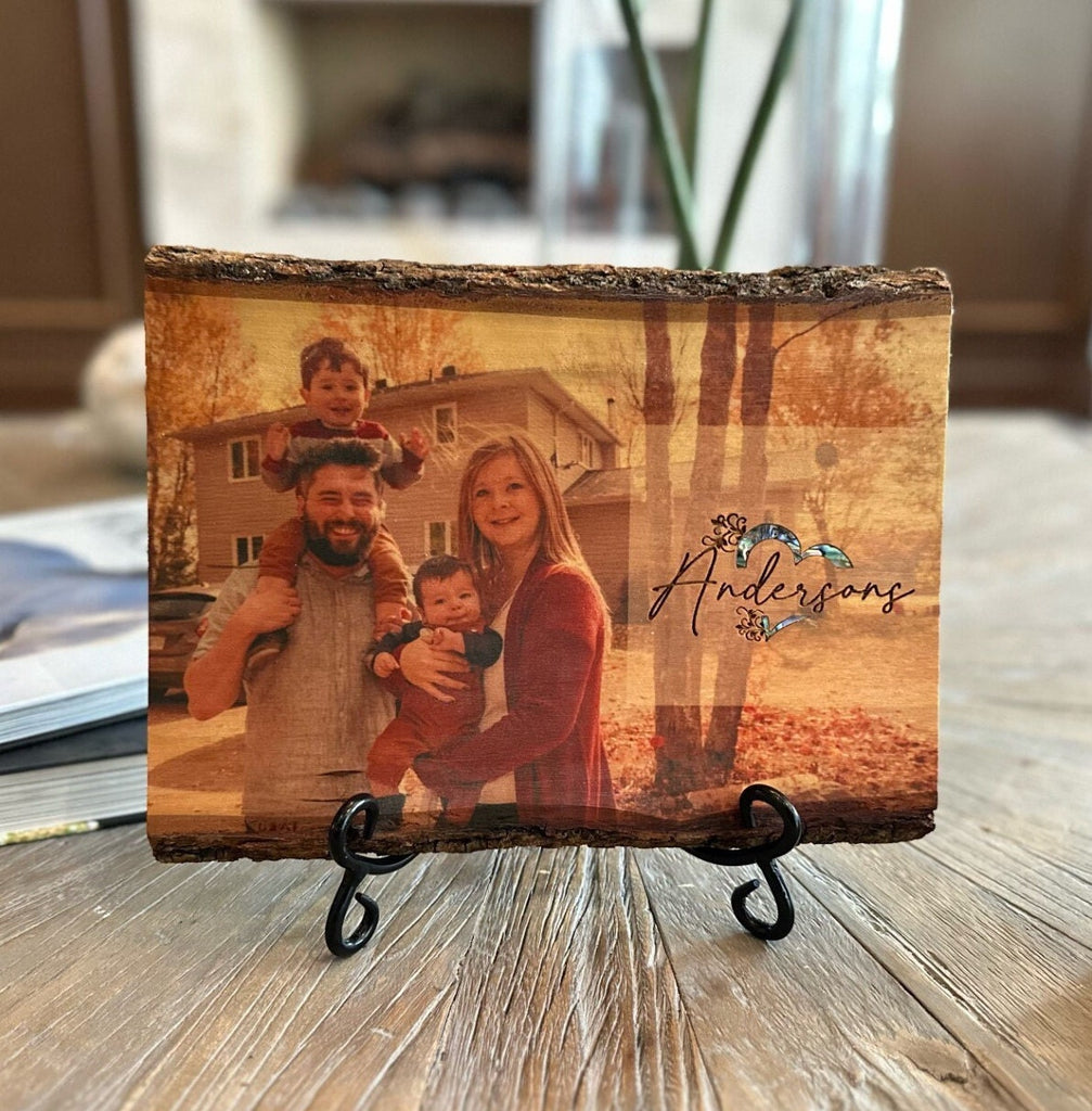 Custom Photo Printed Wooden Plaque - Personalized Home Decor