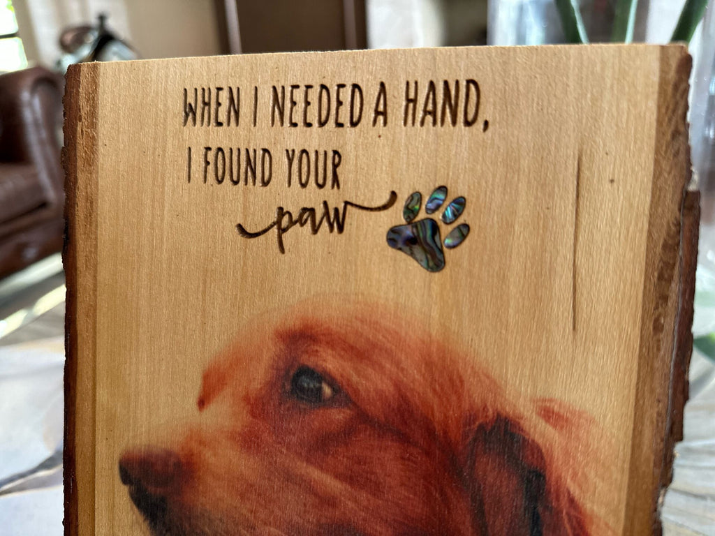 Custom Photo Printed Wooden Plaque - Personalized Home Decor