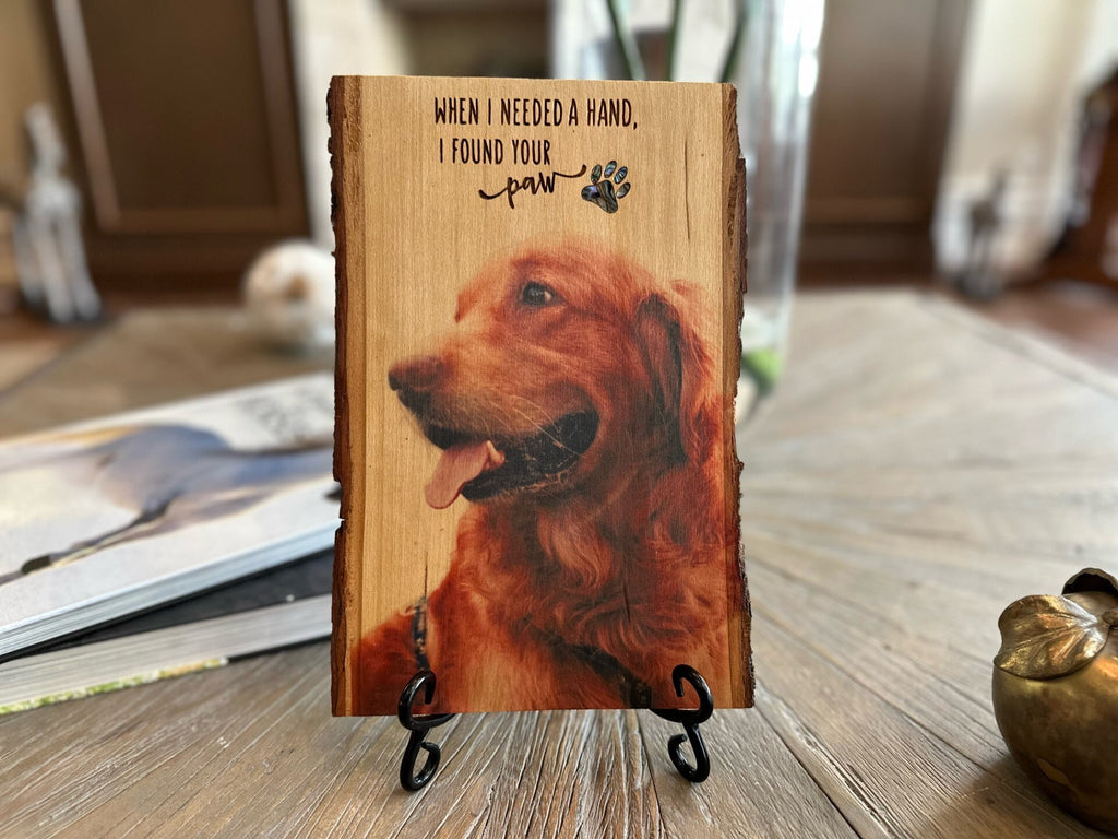 Custom Photo Printed Wooden Plaque - Personalized Home Decor