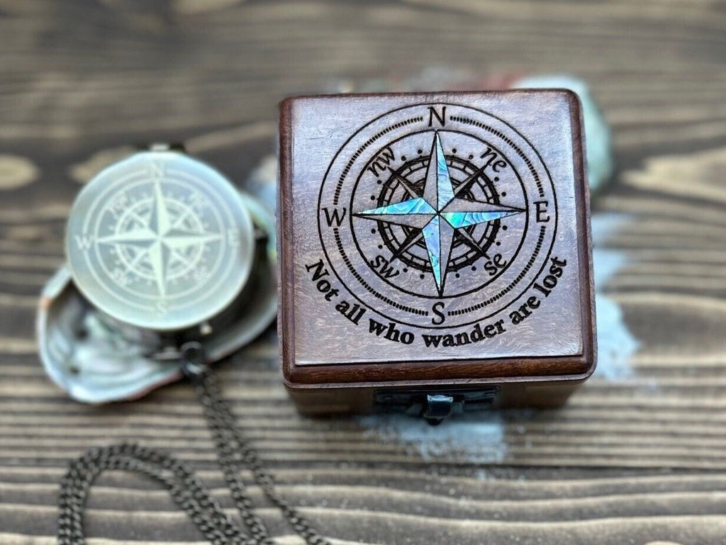 Personalized Compass with Custom Engraving, Anniversary, First Holy Communion Gift, Baptism Gift, Birthday, Valentines, Groomsmen Gift.