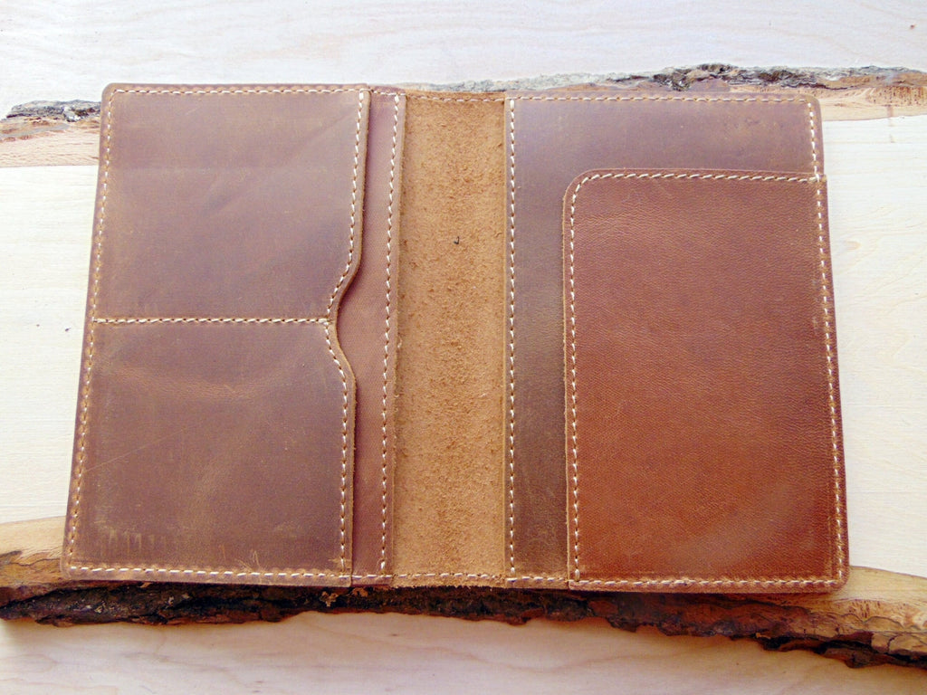 Passport holder , personalized genuine leather passport cover , cowhide passport wallet , travel gift, anniversary gift, traveler&#39;s gift