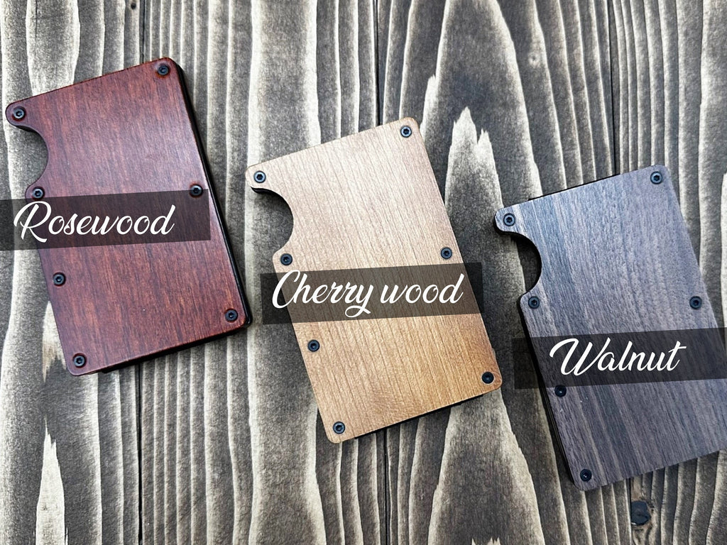 Engraved Cardholder Money Clip Wallet with a Modern Minimalist Design - Stay Organized in Style